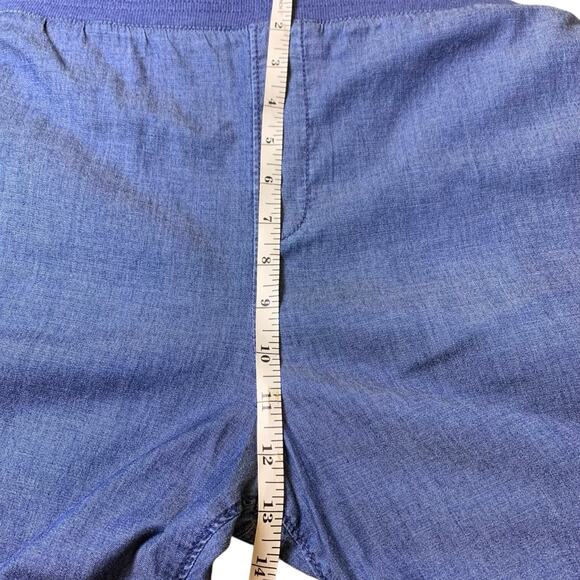 Chico's Pants Women's Size 4 Rolled Crop Chambray Tiverton Wash Snap Cuff NWT - Picture 6 of 7